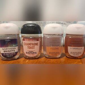Bath and Body Works hand sanitizer lot of 4